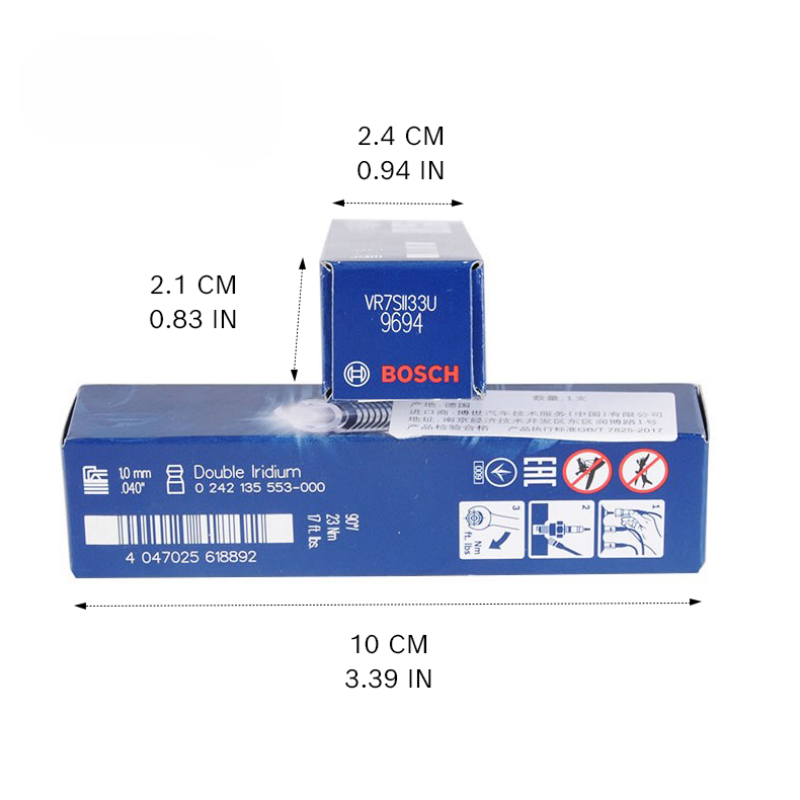 4pcs Bosch Double Iridium Spar - огляд і ціна Bosch Spark Plug Iridium