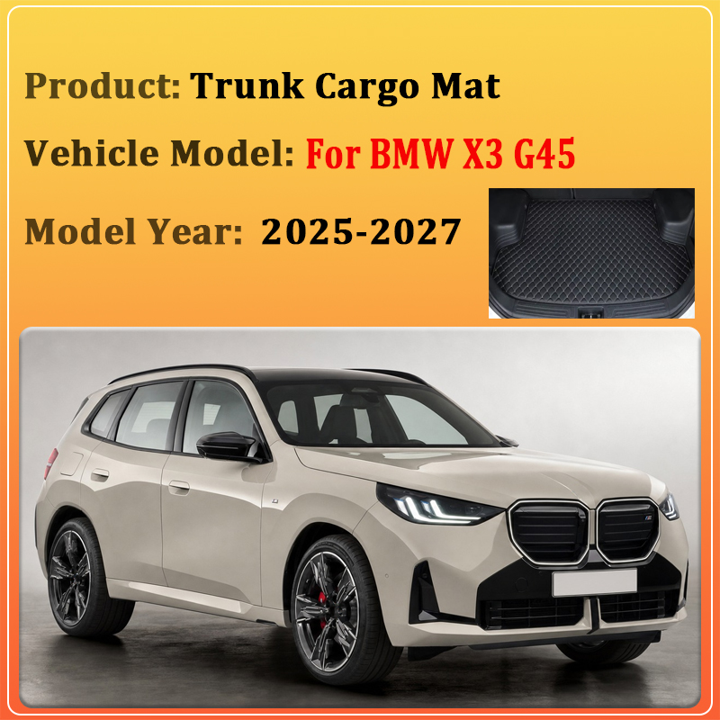 Rear Trunk Mats For BMW X3 202 - огляд і ціна Leather Cleaner Interior